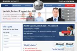 IT Support North West website